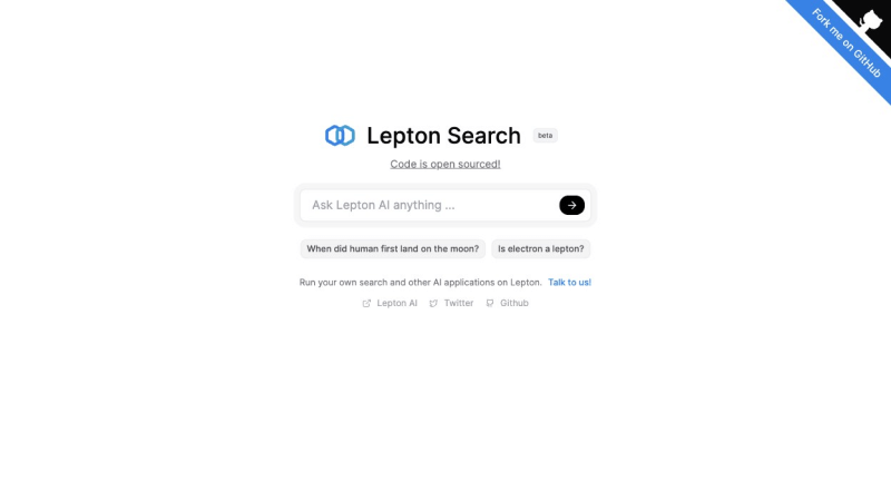 Lepton Search界面