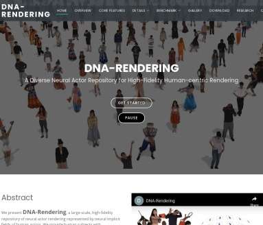 DNA-RENDERING数字人库