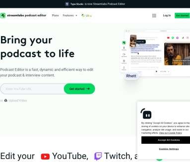 Streamlabs Podcast Editor