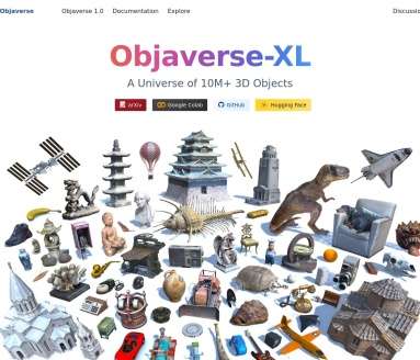 Objaverse-3D物体数据集