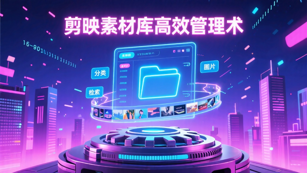 剪映素材库高效管理术