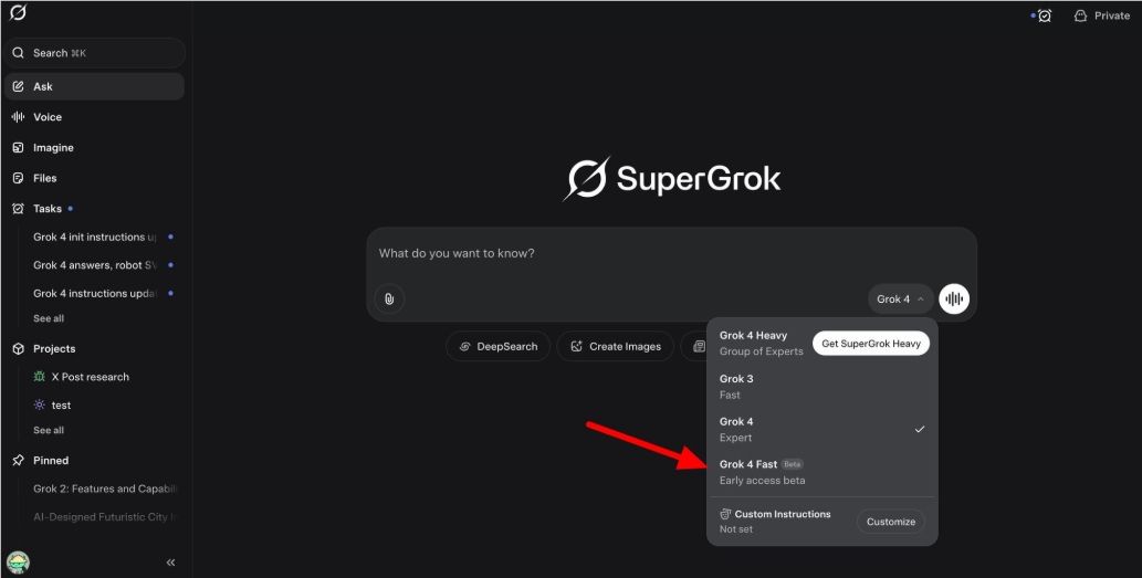 Grok4Fast响应速度对比示意图 Grok4Fast上线:xAI推出10倍速模型,专攻“即查即得”任务