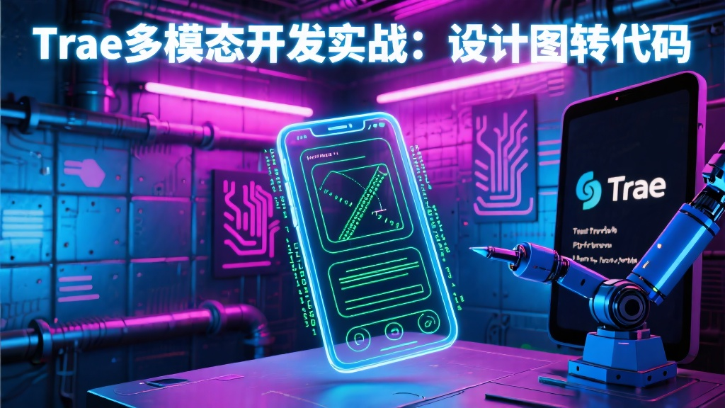 Trae多模态开发实战:设计图转代码