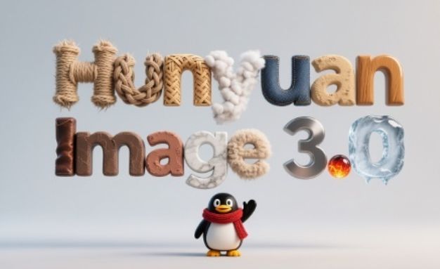 HunyuanImage3.0模型功能示意图 腾讯混元开源80B参数HunyuanImage3.0 系首款工业级原生多模态图像生成模型